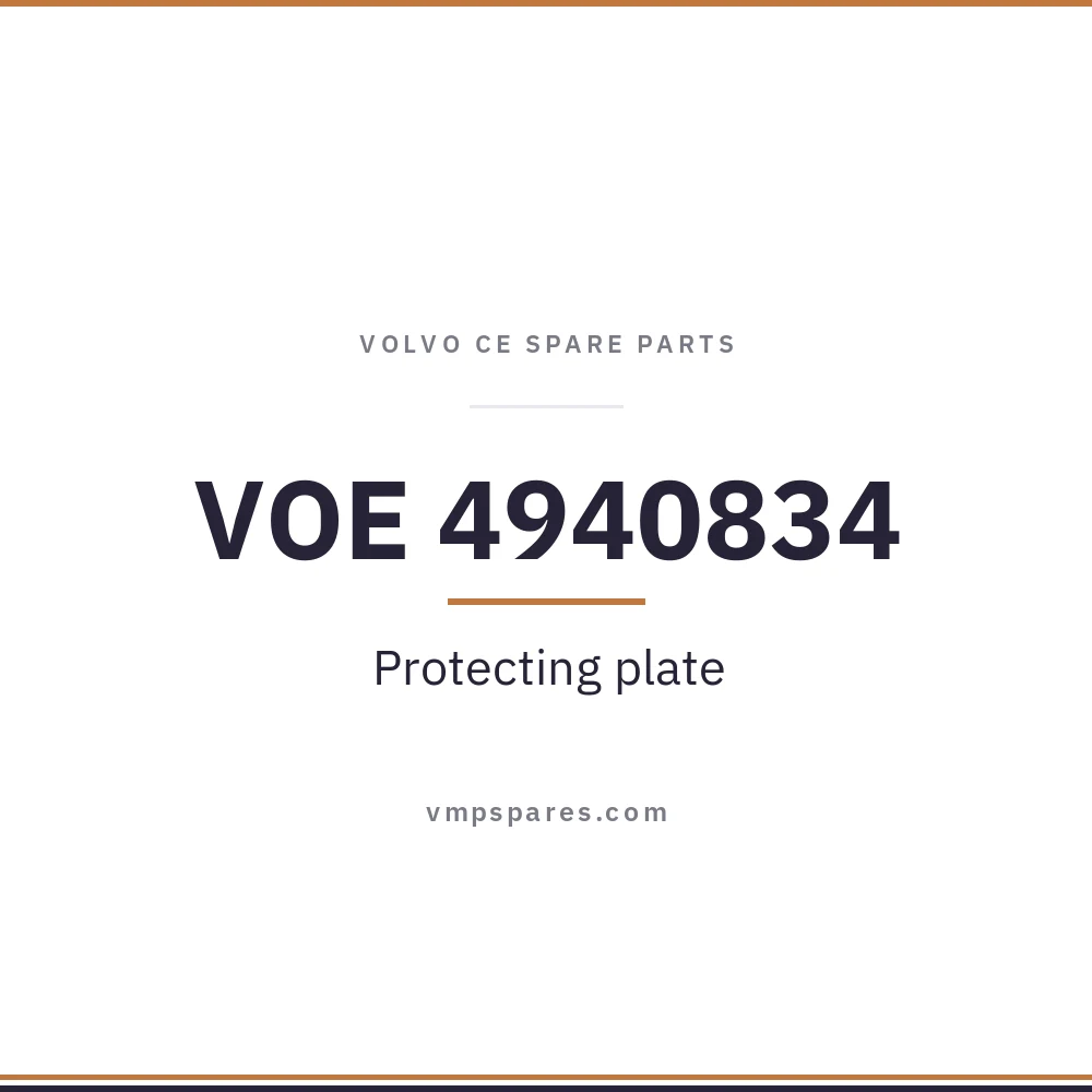 VOE 4940834 – Protecting plate