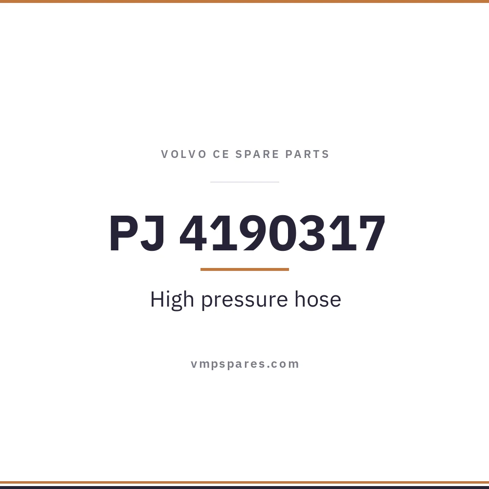 PJ 4190317 – High pressure hose