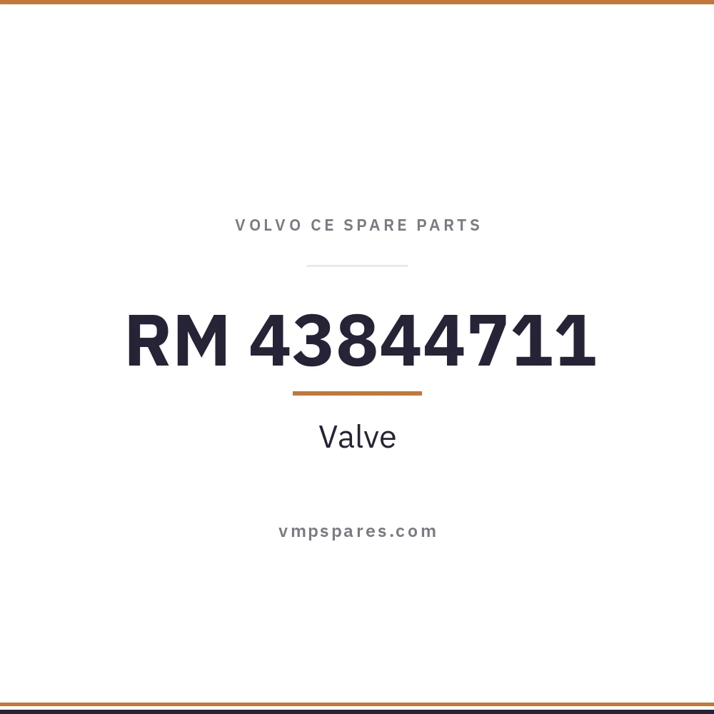 RM 43844711 – Valve