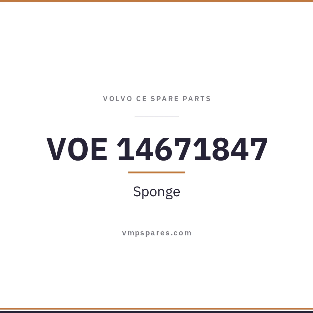 VOE 14671847 – Sponge