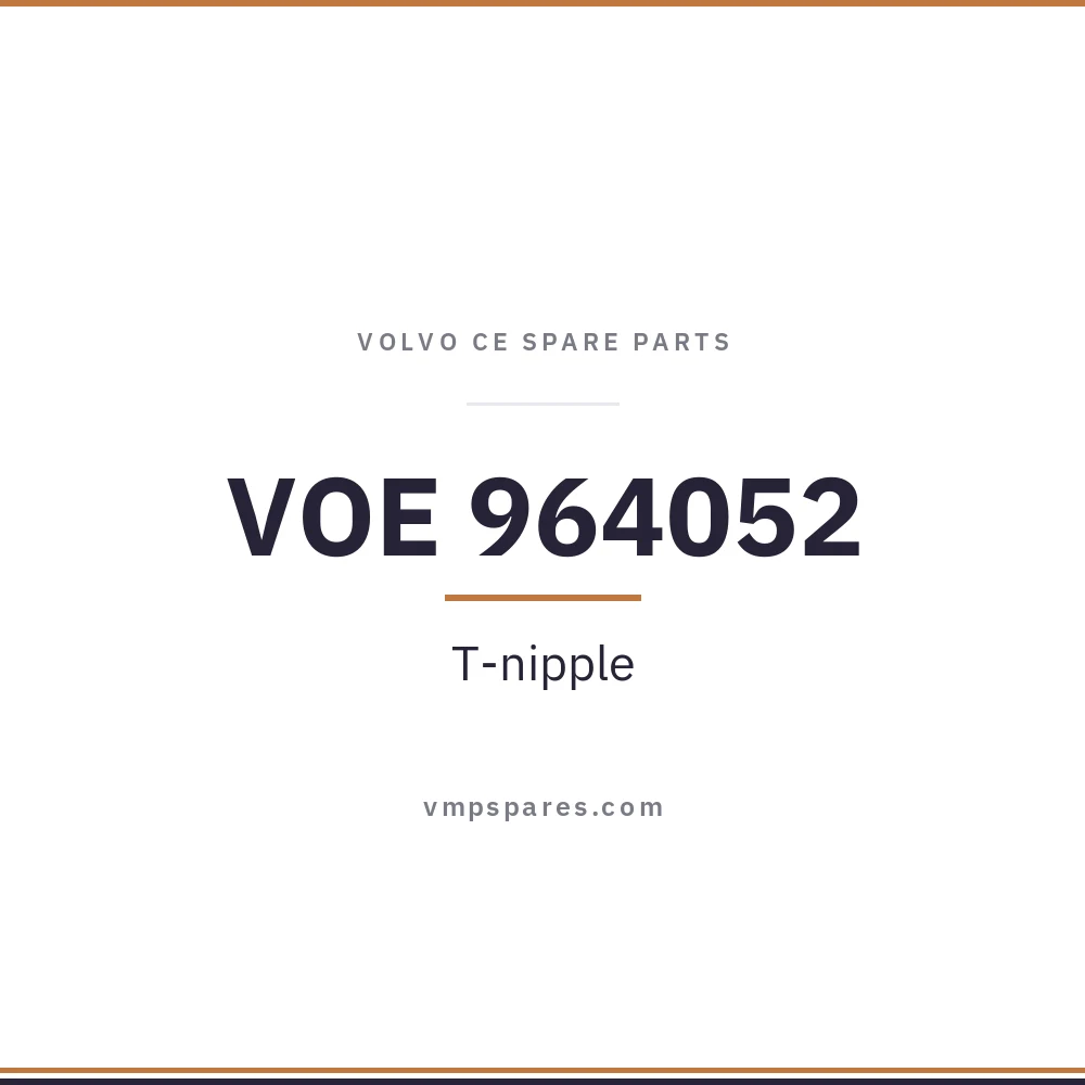 VOE 964052 – T-nipple