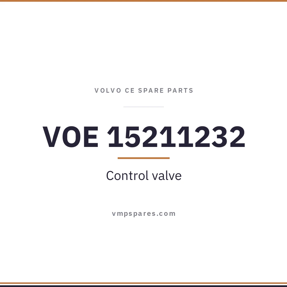 VOE 15211232 – Control valve