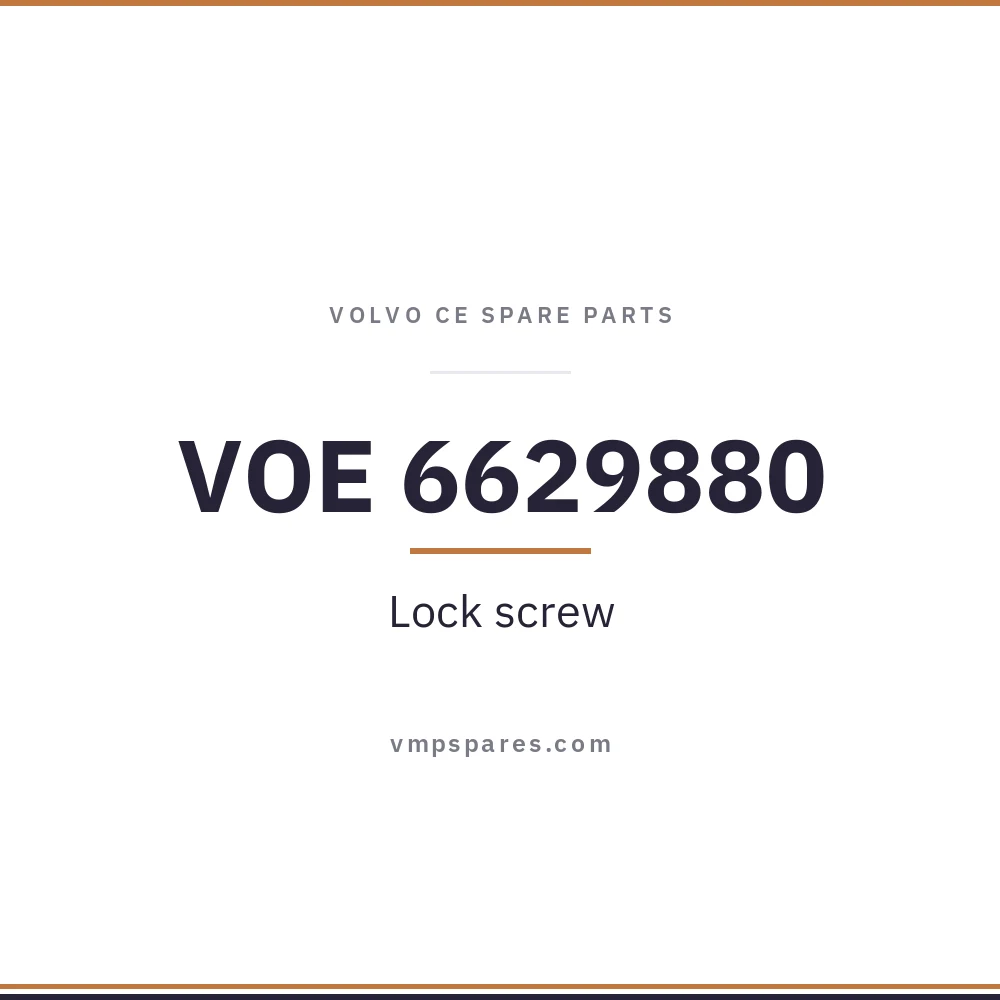 VOE 6629880 – Lock screw