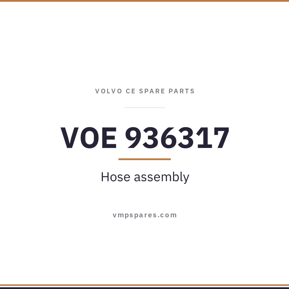 VOE 936317 – Hose assembly