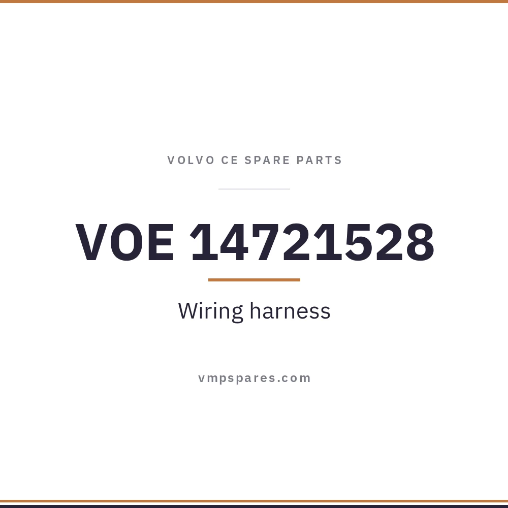VOE 14721528 – Wiring harness