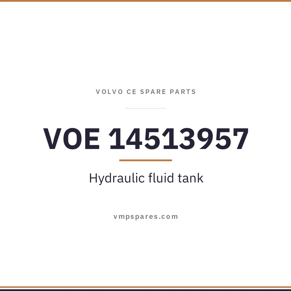 VOE 14513957 – Hydraulic fluid tank