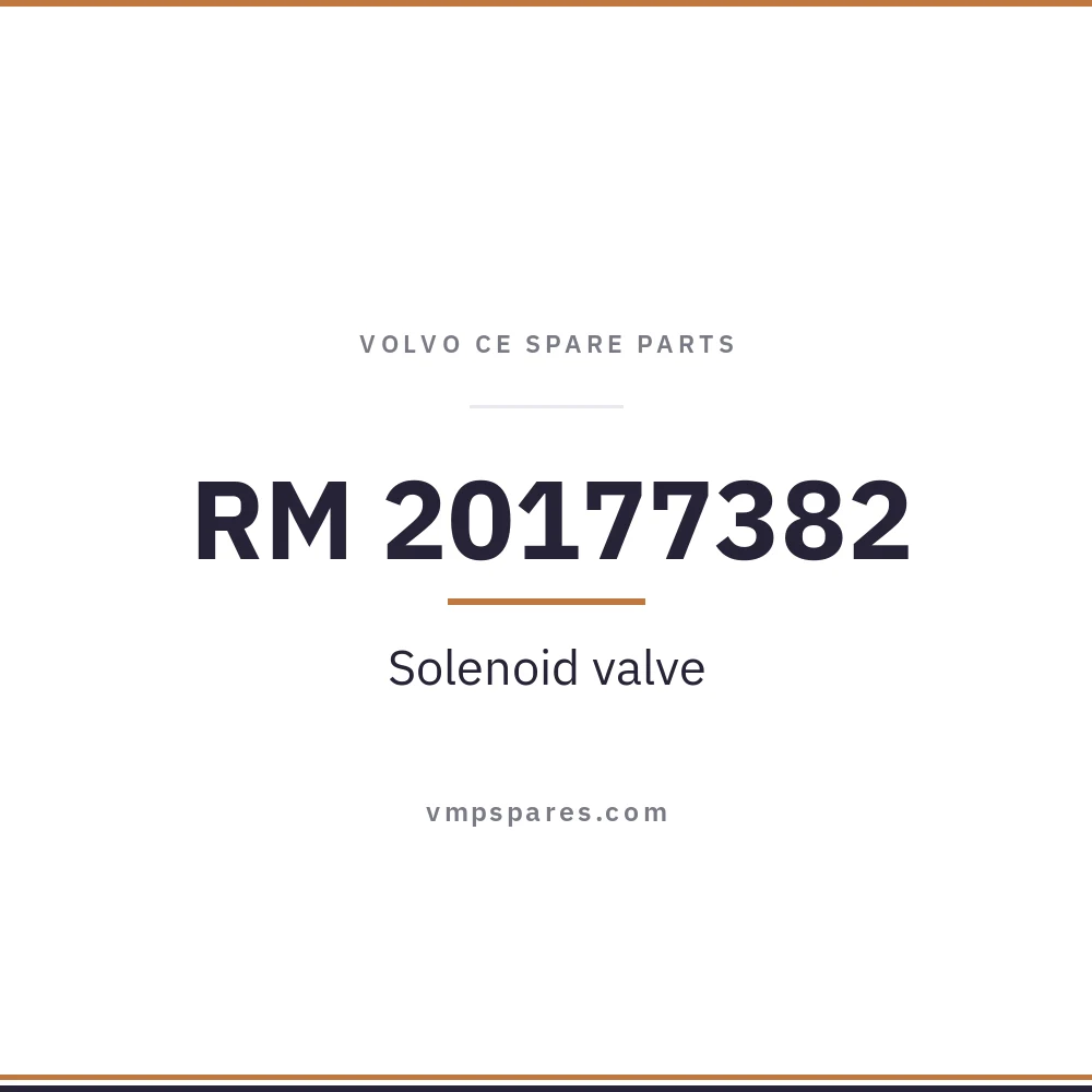 RM 20177382 – Solenoid valve