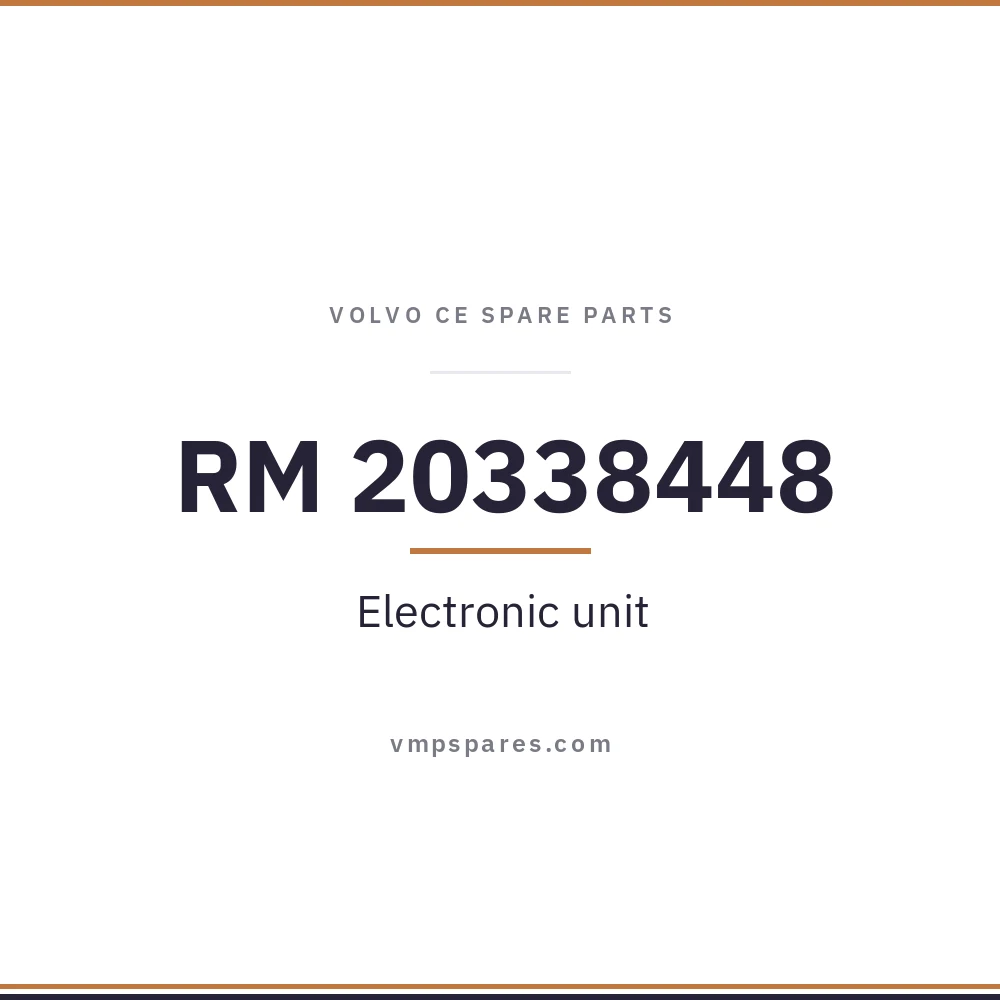 RM 20338448 – Electronic unit