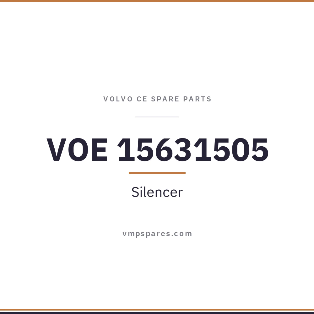 VOE 15631505 – Silencer