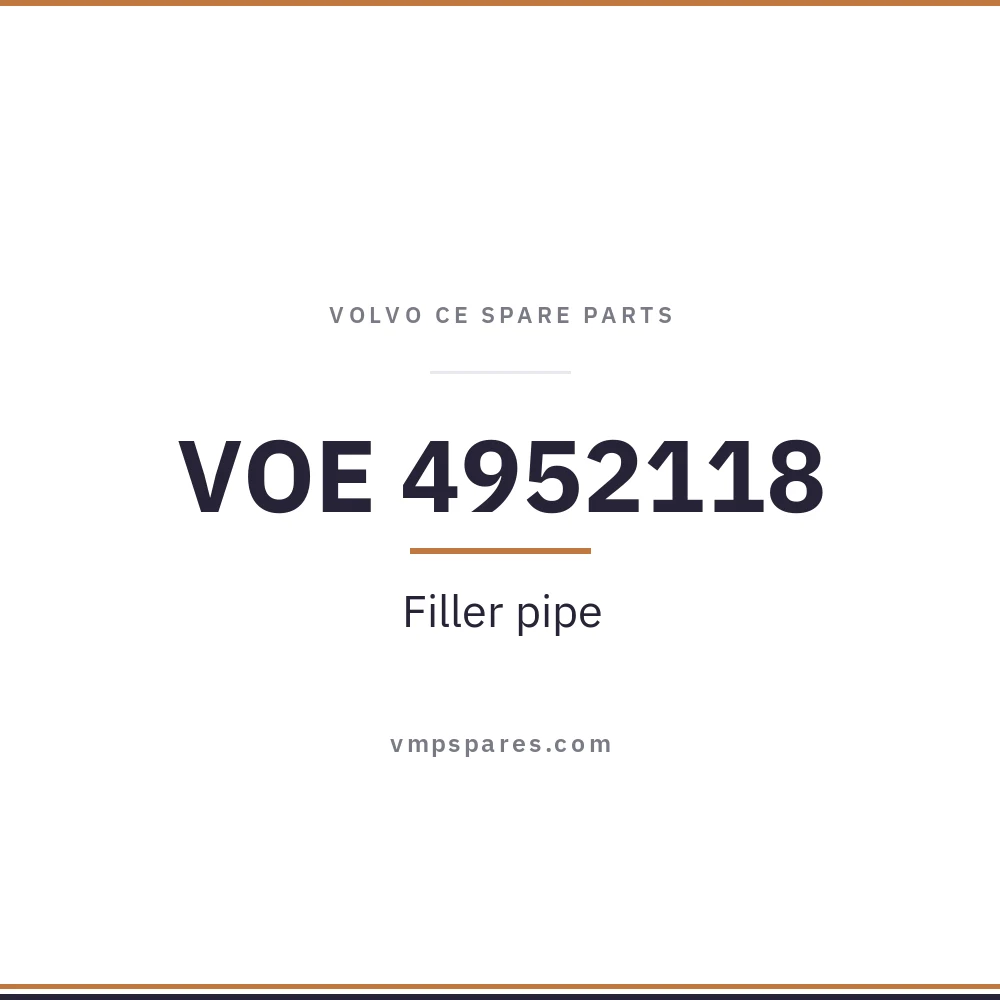 VOE 4952118 – Filler pipe