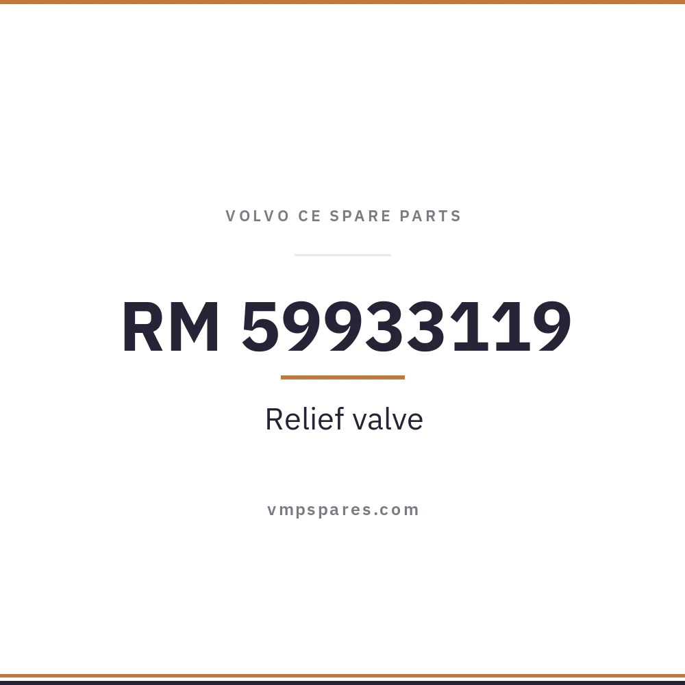 RM 59933119 – Relief valve