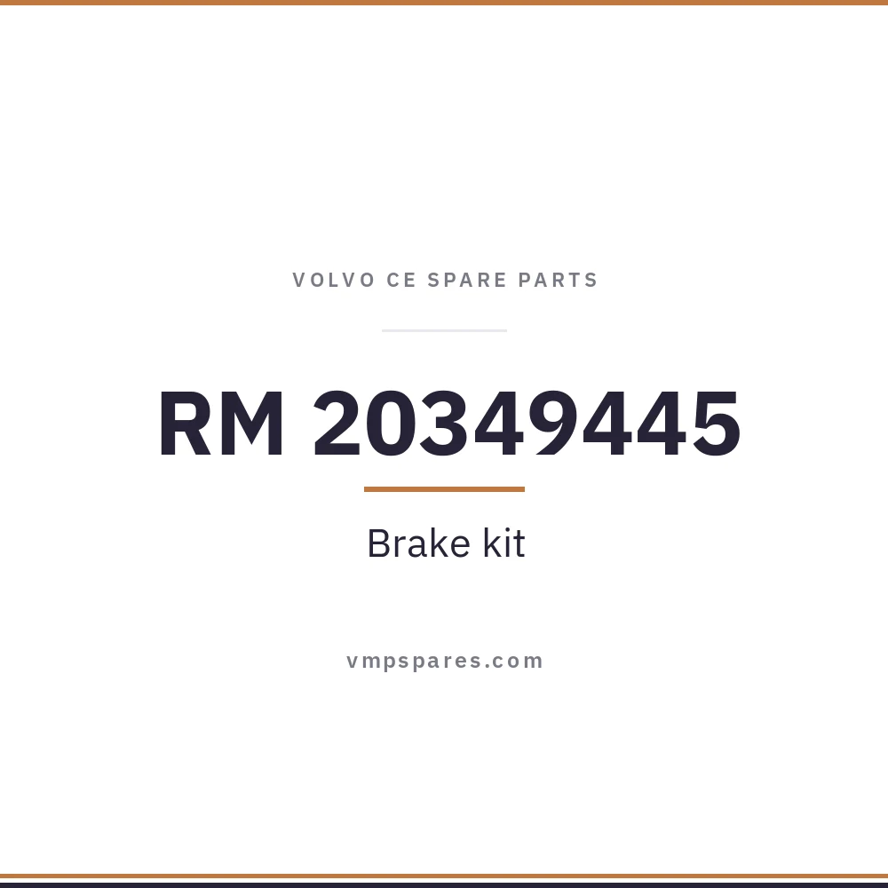 RM 20349445 – Brake kit