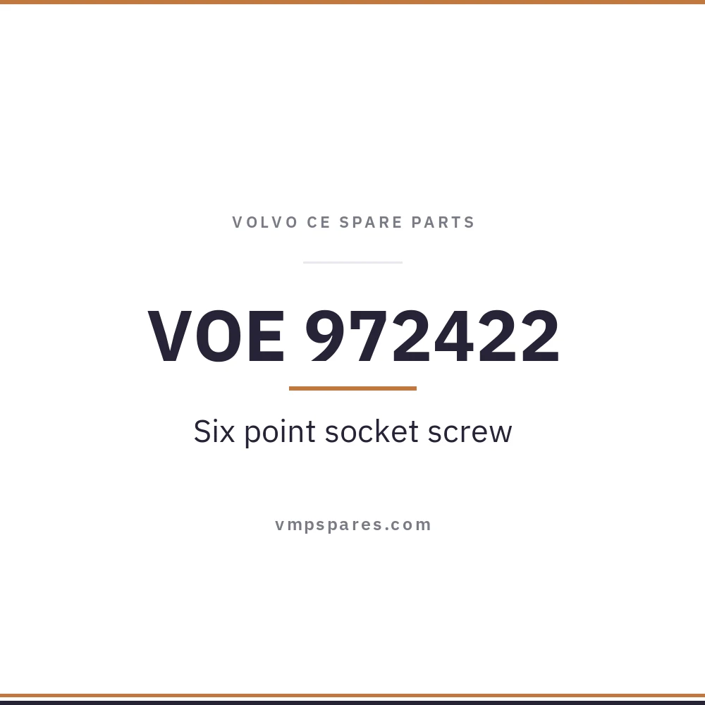 VOE 972422 – Six point socket screw