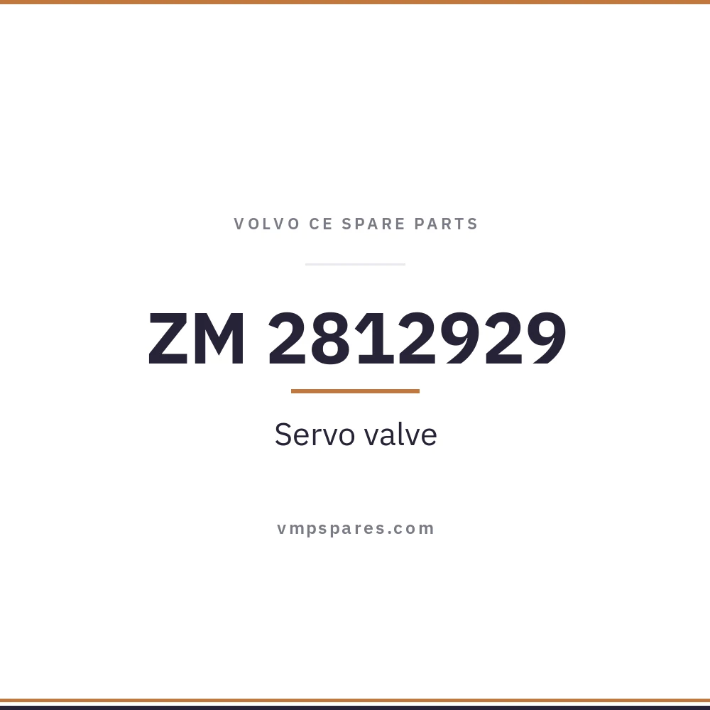 ZM 2812929 – Servo valve