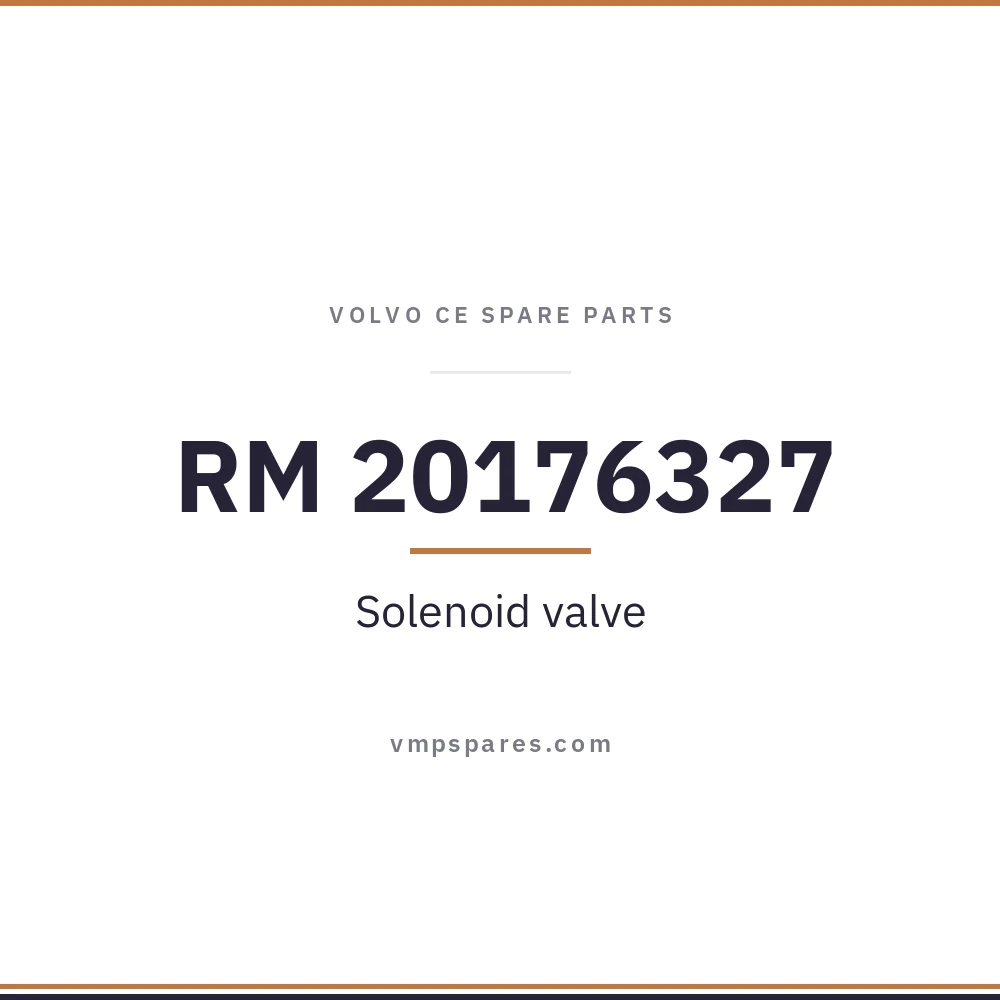 RM 20176327 – Solenoid valve