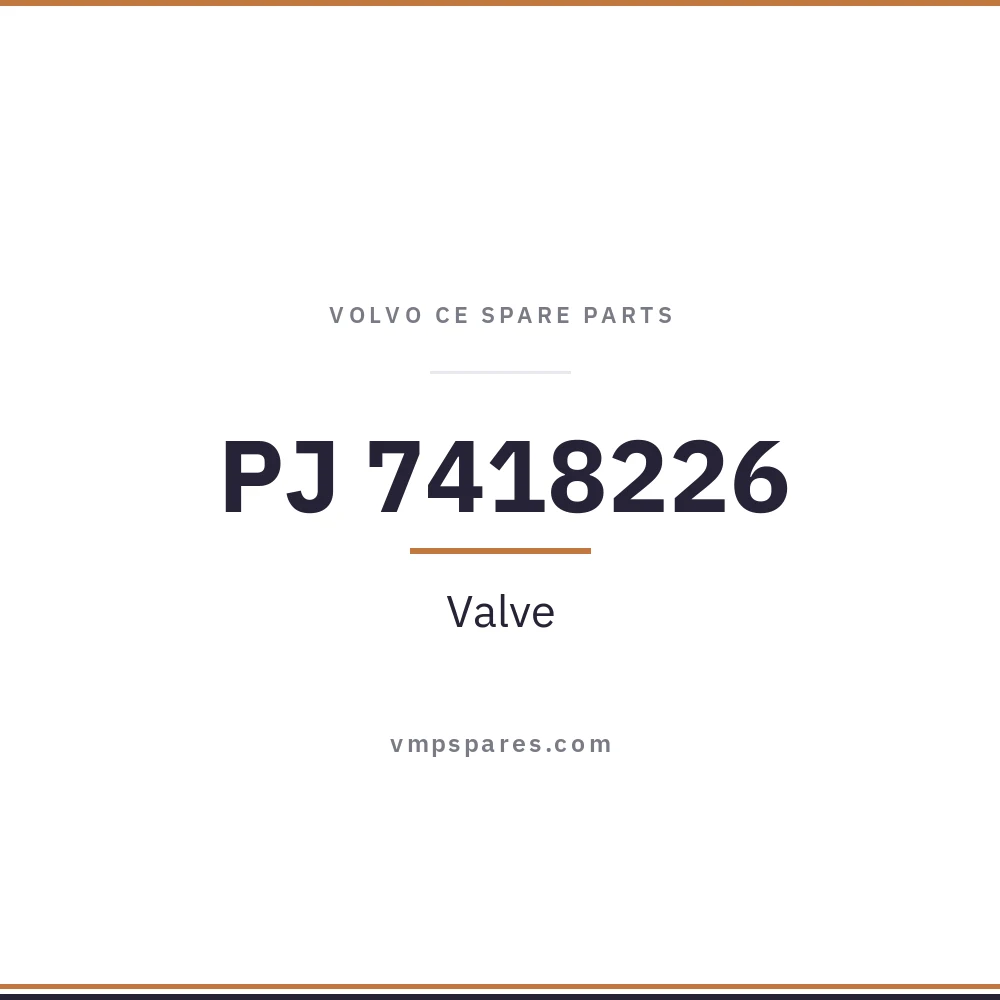 PJ 7418226 – Valve