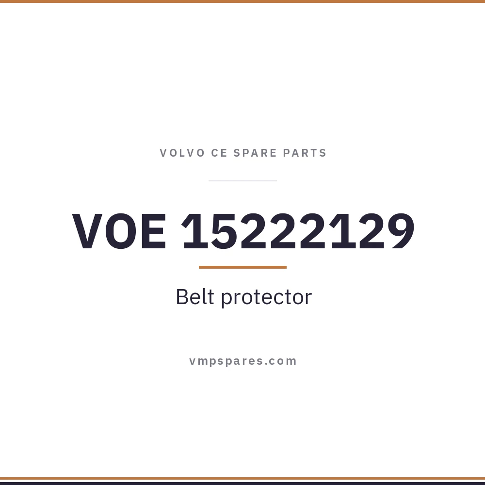VOE 15222129 – Belt protector