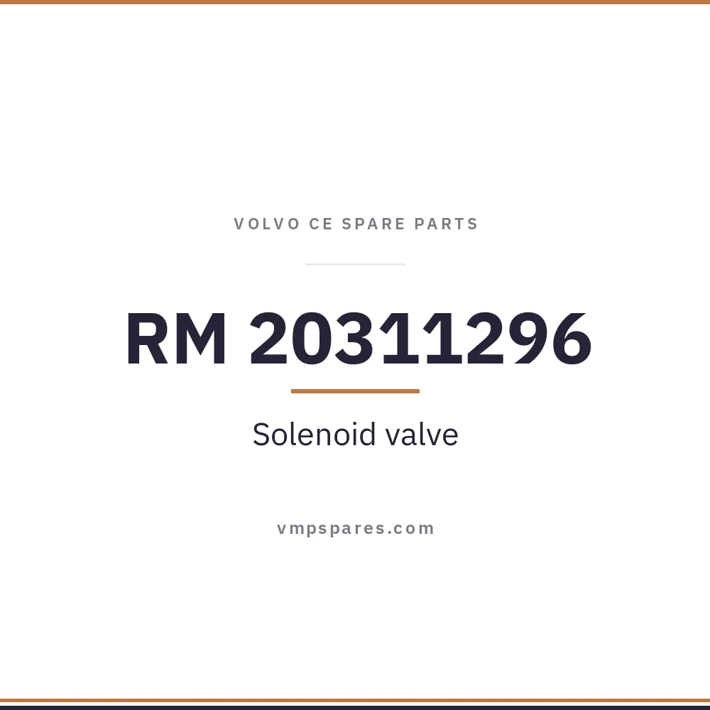 RM 20311296 – Solenoid valve