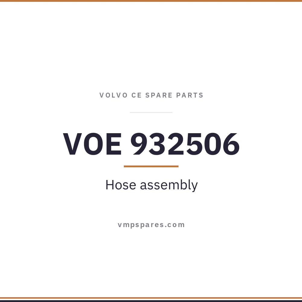 VOE 932506 – Hose assembly