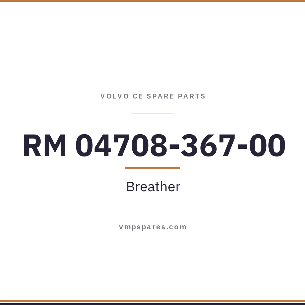 RM 04708-367-00 – Breather