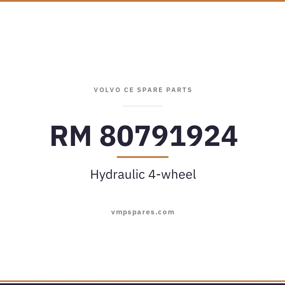 RM 80791924 – Hydraulic 4-wheel