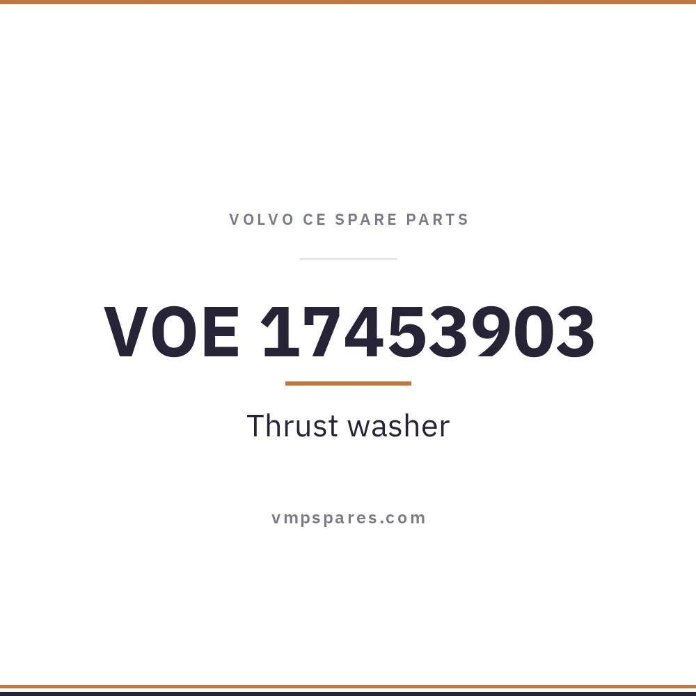 VOE 17453903 – Thrust washer