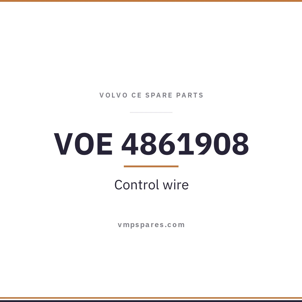 VOE 4861908 – Control wire
