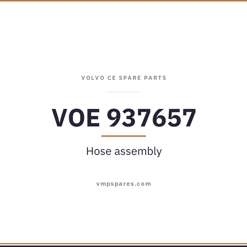 VOE 937657 – Hose assembly