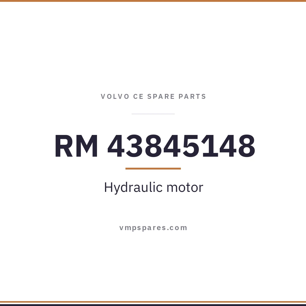 RM 43845148 – Hydraulic motor