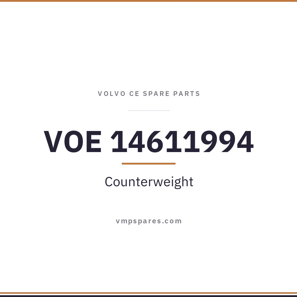 VOE 14611994 – Counterweight
