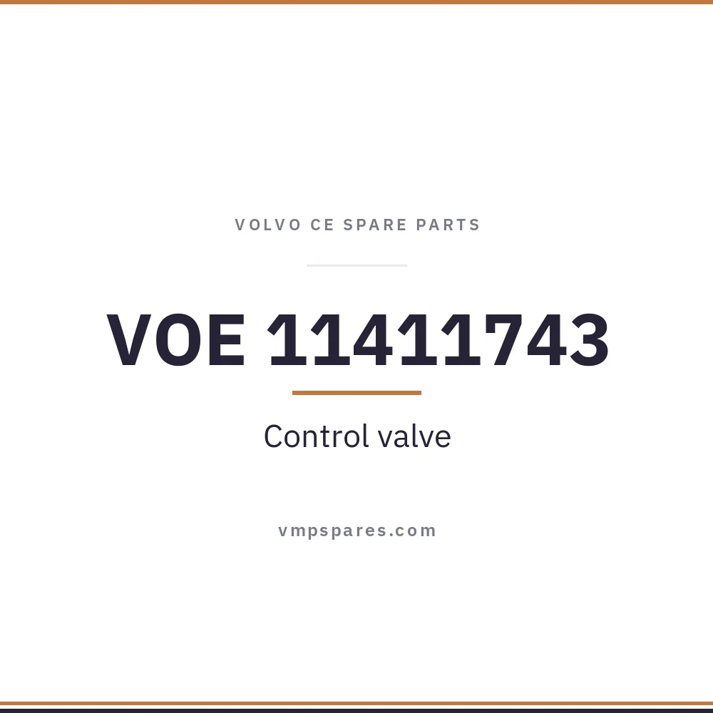 VOE 11411743 – Control valve