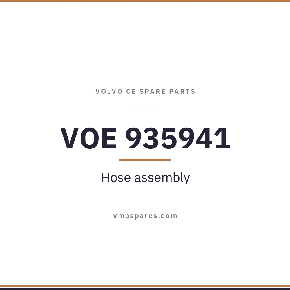 VOE 935941 – Hose assembly