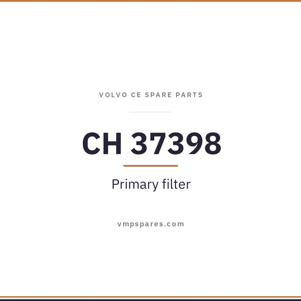 CH 37398 – Primary filter