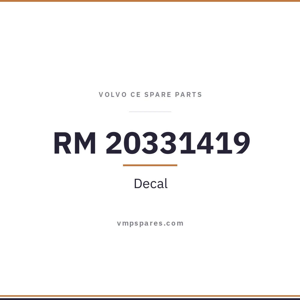 RM 20331419 – Decal
