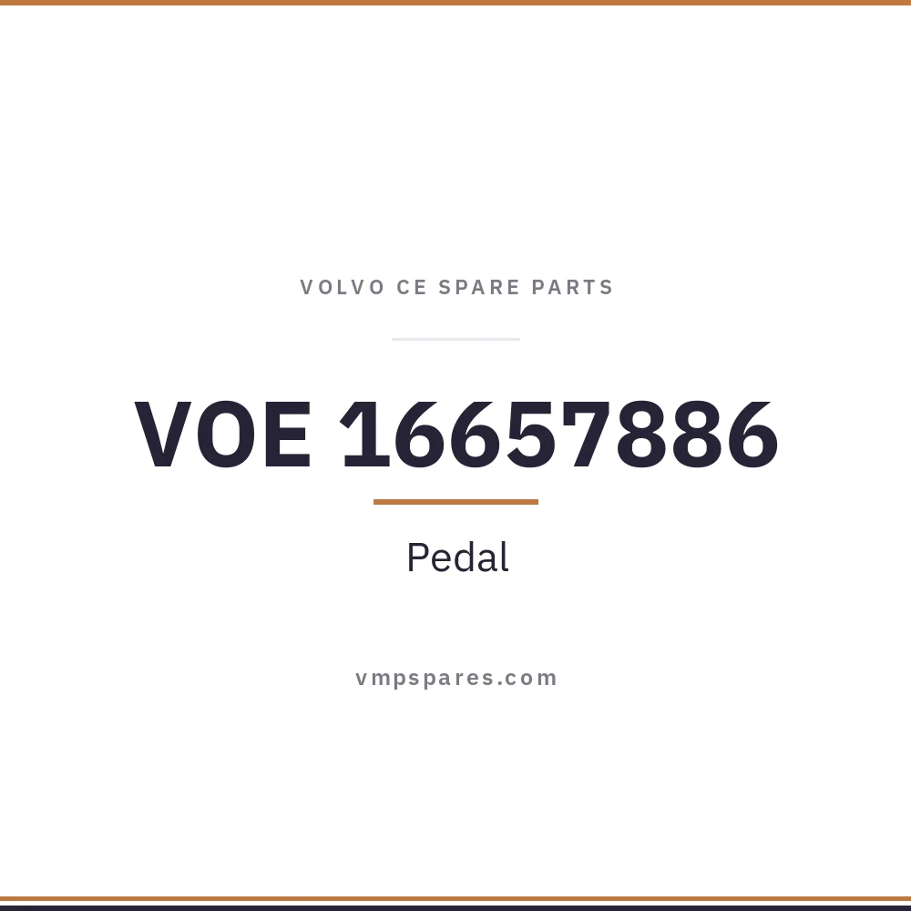VOE 16657886 – Pedal