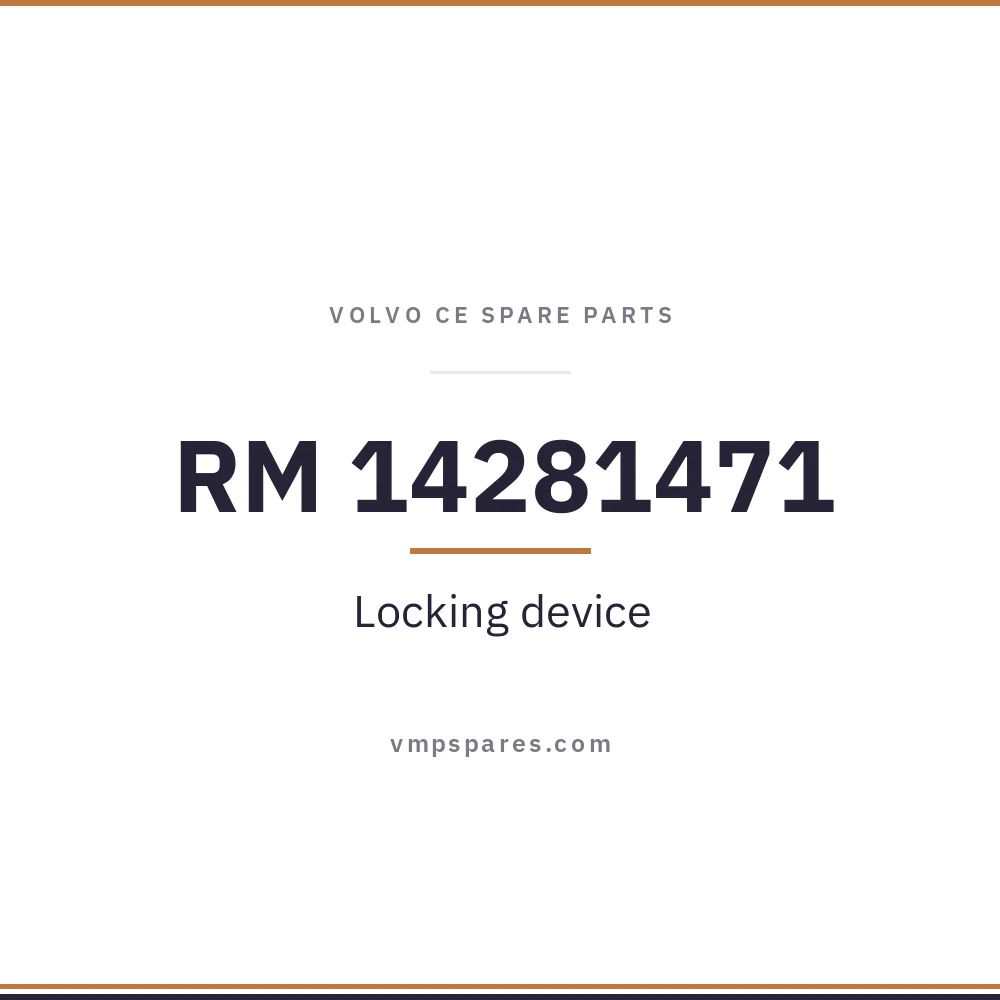RM 14281471 – Locking device