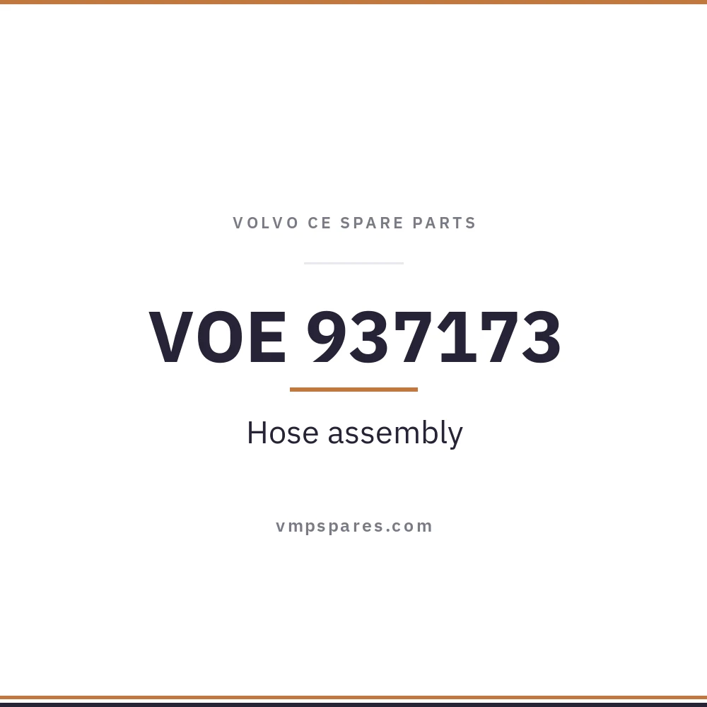 VOE 937173 – Hose assembly