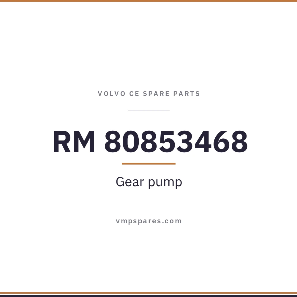 RM 80853468 – Gear pump