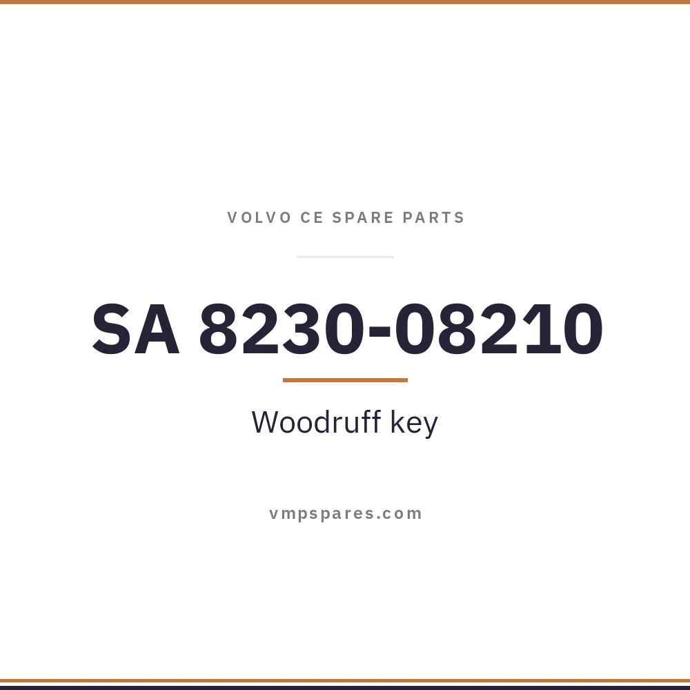 SA 8230-08210 – Woodruff key