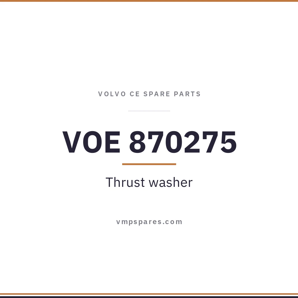 VOE 870275 – Thrust washer