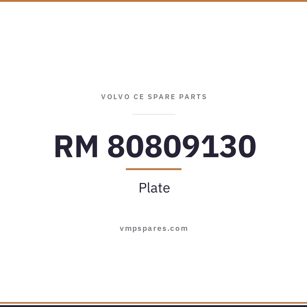 RM 80809130 – Plate