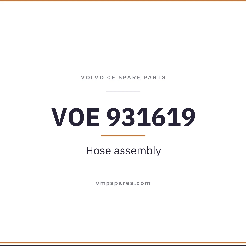 VOE 931619 – Hose assembly