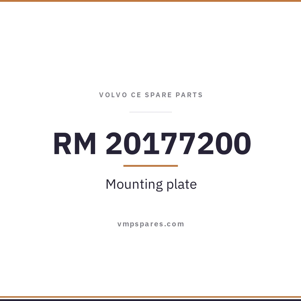 RM 20177200 – Mounting plate
