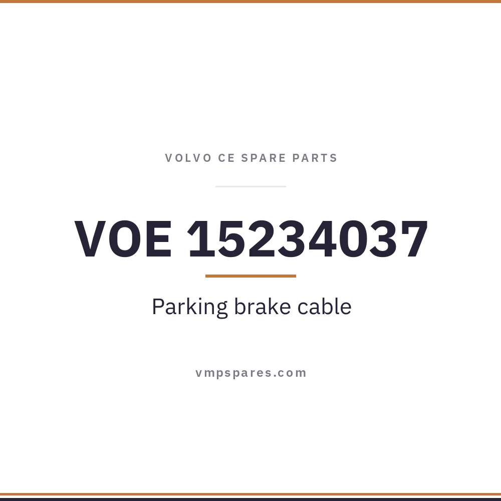 VOE 15234037 – Parking brake cable