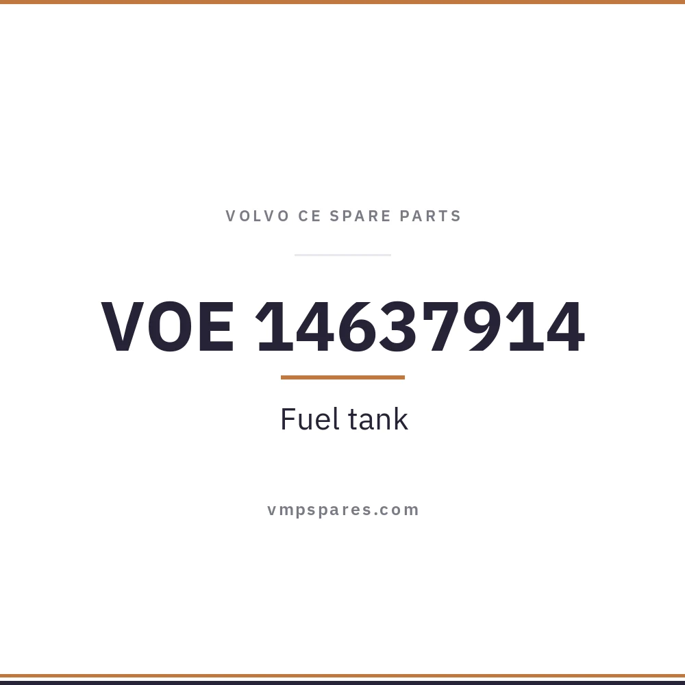 VOE 14637914 – Fuel tank