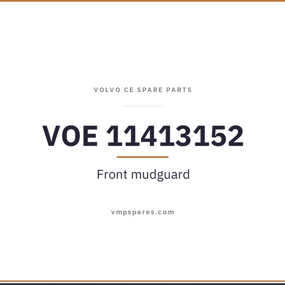 VOE 11413152 – Front mudguard