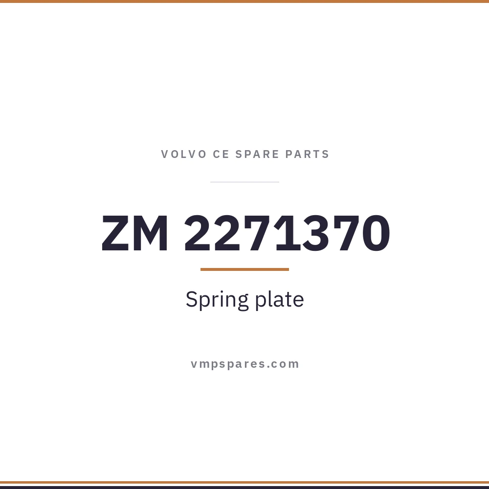 ZM 2271370 – Spring plate