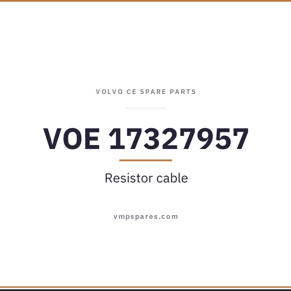 VOE 17327957 – Resistor cable