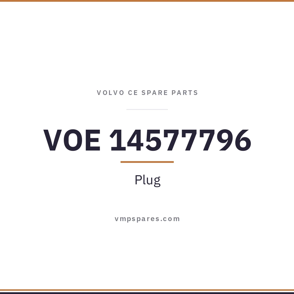 VOE 14577796 – Plug
