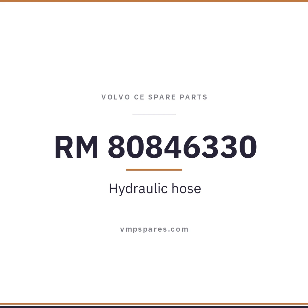 RM 80846330 – Hydraulic hose